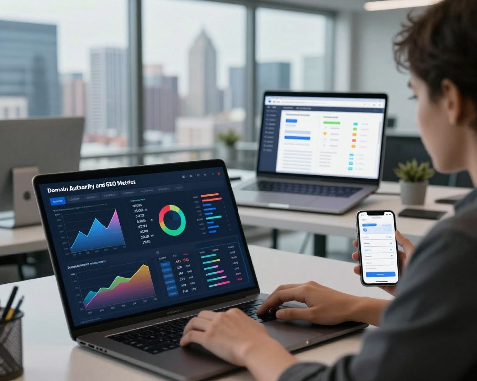 Domain authority and SEO metrics