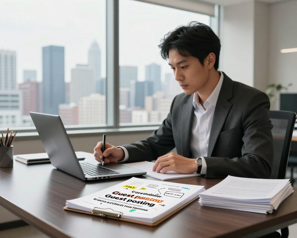 Harnessing guest posting for credibility