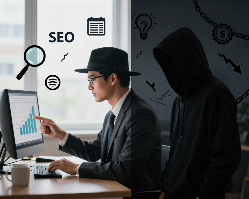 Understanding white hat and black hat SEO techniques