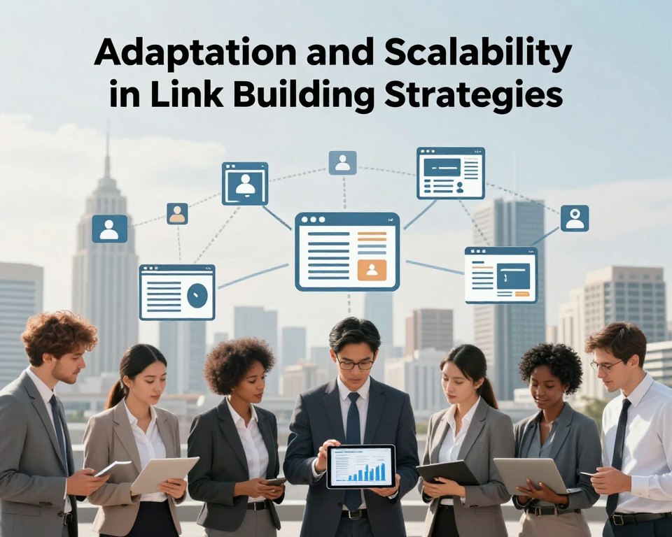 Adaptation and Scalability in Link Building Strategies