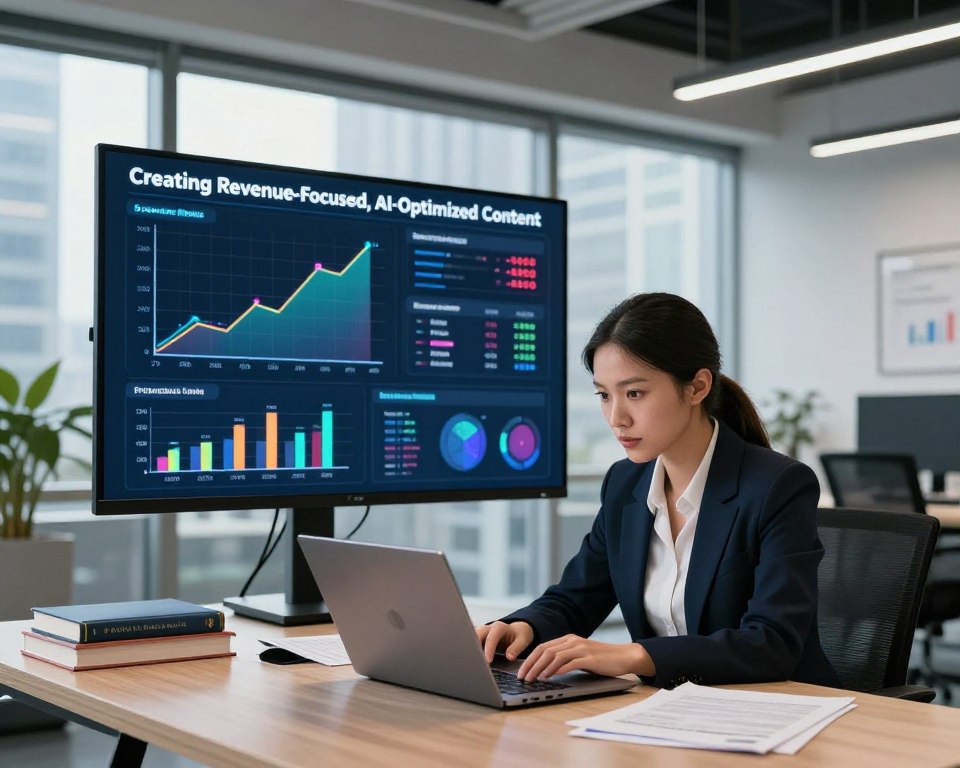 Creating revenue-focused AI-optimized content overview