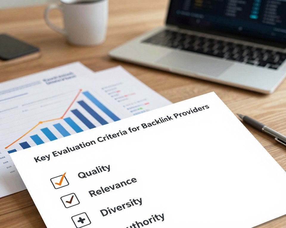 Key Evaluation Criteria for Backlink Providers