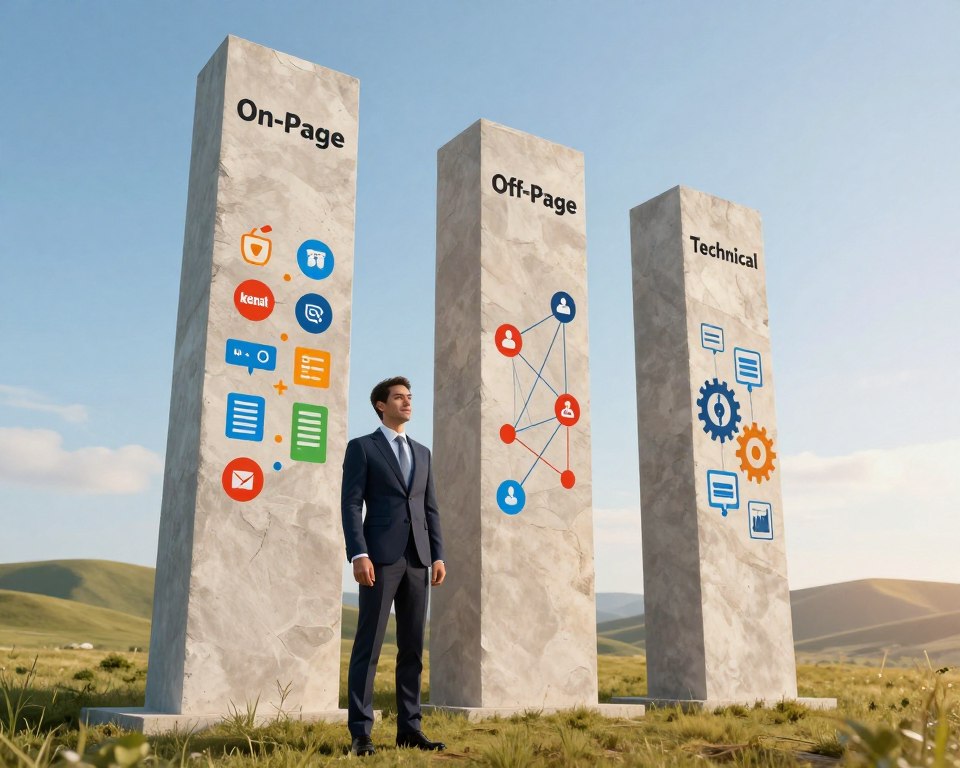 Three pillars of SEO strategy