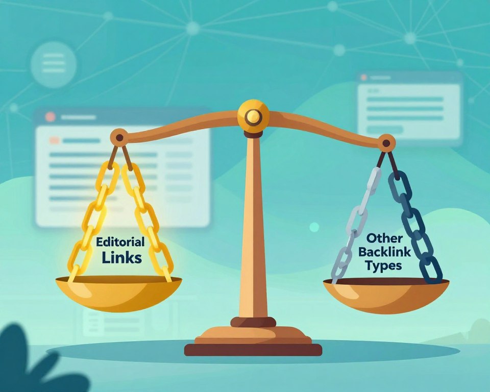 editorial links vs other backlink types